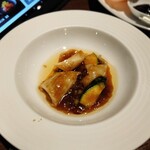 マカンマカン - 烏賊の四川風ピリ辛ソース炒め