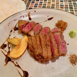 cheese Meat Mania KU-DETA - 牛カツランチ（中）
