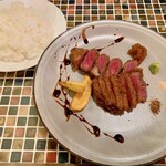 cheese Meat Mania KU-DETA - 牛カツランチ