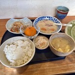 酒処 いわな - ランチ：ロースかつ定食(\1,200)　メイン以外