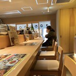 九州酒場 筑紫 - カウンター席♪