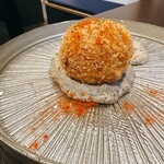 松風 - 紅ズワイガニのコロッケ  ¥980  ソースはかにみそ♪