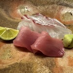 道人 - 明石の鯛と舞鶴のシビマグロ