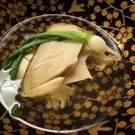 道人 - 鮑、淡路の大根とうぐいす菜