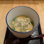 鮨　まつ本 - 松葉ガニの茶碗蒸し