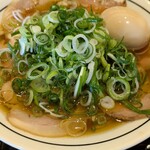 麺屋たけ井 - 九条ネギ入の味玉