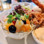 カフェ・レストラン 神戸望海山 - 王様のランチ定食プレート
