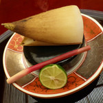 渡風亭 - 一月：やきもの（寒ブリ、新筍柚庵焼き）