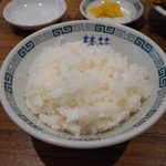 桂花ラーメン - 御飯