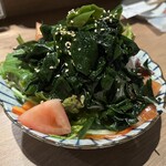 お魚処 藁ヤキ炭ヒデ - 新わかめは、この時期ならでは。歯応えがありgood!!