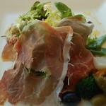 代官山ASO チェレステ - イタリア産生ハムのサラダ