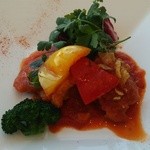 代官山ASO チェレステ - 鶏もも肉のローマ風煮込み ミントの香りで