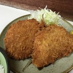 とんかつ美よし - 見ただけであじの身が厚い