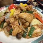 中国料理 頤和園 - 豚ロース沙茶醤炒め