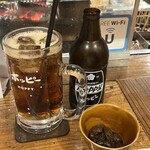 中央駅まえ酒場 笑みや - 黒ホッピーセット