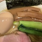 らーめん3000 - 味玉、青菜、メンマ