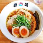 桐麺 金山店 - あっさり醤油ラーメンｗｉｔｈ味玉