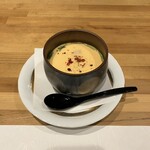 食の蔵 こざわ - つくば鶏とチーズの茶碗蒸し