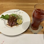 食の蔵 こざわ - 常陸牛サーロインステーキ