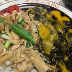 キッチンABC - 「オリエンタルライス＆黒カレー+チキン南蛮タルタル」¥1280+「大盛り」¥300