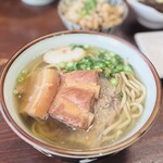 ゆうなみ 坂下店 - ミックスそば（細麺）