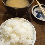 こーちゃん - ひれかつとロースかつ定食(ご飯と味噌汁)