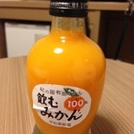 産直市場よってって - H.27.1.15.昼 飲むみかん 216円