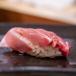 鮨 福原 - 2026.2 中とろ寄りの蛇腹大とろ