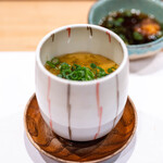 鮨 福原 - 2026.2 根室産雲子（真鱈の白子）茶碗蒸し
