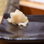 鮨 福原 - 2026.2 生姜の甘酢漬け（ガリ）