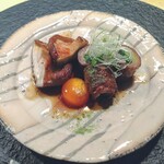 炯 - 上州牛/柔肌葱/春菊/椎茸/山椒 すき焼き風