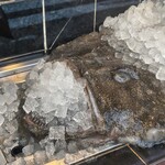 いせ源 - ショーウィンドウのあんこう