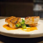 欧風居酒屋バル･アミューズ - ■鯛とホタテのソテー　アメリケーヌソース