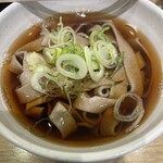 吉そば - かけそば温（極幅そば）
430円