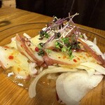 cafe&dining carpe diem 熊谷店 - タコのマリネ　玉ねぎシャキシャキ