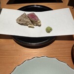 天ぷら 美やま - 牛ヒレ