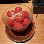 天ぷら 美やま - ミニトマトのピクルス