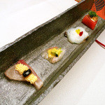 嵐山MITATE - 5【造り】本鮪 蛸 平目 シマあじ(2015.01夜)