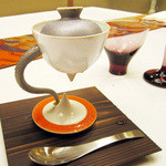 嵐山MITATE - 3【かぶら蒸し】アートな器(2015.01夜)