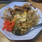 札幌らーめん こりす - ザンギのっけ半チャーハン