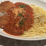 庭園LaLa - とんかつ×肉みそ＆ミートソースのパスタ