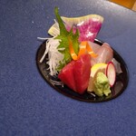 旬彩 咲陽 - お刺身　本マグロとチヌ(真鯛)