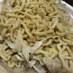 油そば 春日亭 - 鳥豚油そば　大盛り