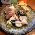 旬彩食房 喜三郎 - 刺身盛り合わせ