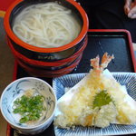 本格手打うどん おか泉 - 天釜揚げ　950円