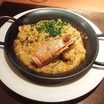 ビストロ ラ・シブレット - 赤座エビ・小ヤリイカ・カニのリゾット(1890円)