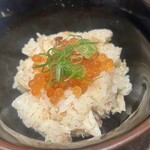 俺の割烹 おでん - 蟹といくらの炊き込みご飯
