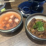 俺の割烹 おでん - 天草蛸と牛すじ