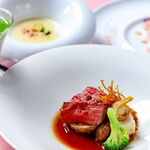 レストラン BIG LOG - 3～5月春＜ランチコース＞桜薫る真鯛、春キャベツのポタージュ、道産牛ヒレ肉のローストなど全5品