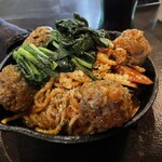 ひとりじめ - 並+ほうれん草+ミートボール